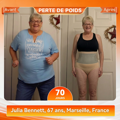 Boutique Officielle | 👩‍❤️‍👨👩‍❤️‍👨𝐏𝐀𝐔𝐑𝐀𝐉𝐔® 2026 Short Sculptant & Brûle-Graisses 4-en-1 aux Micro-Particules de Moringa & Berbérine-LYJ