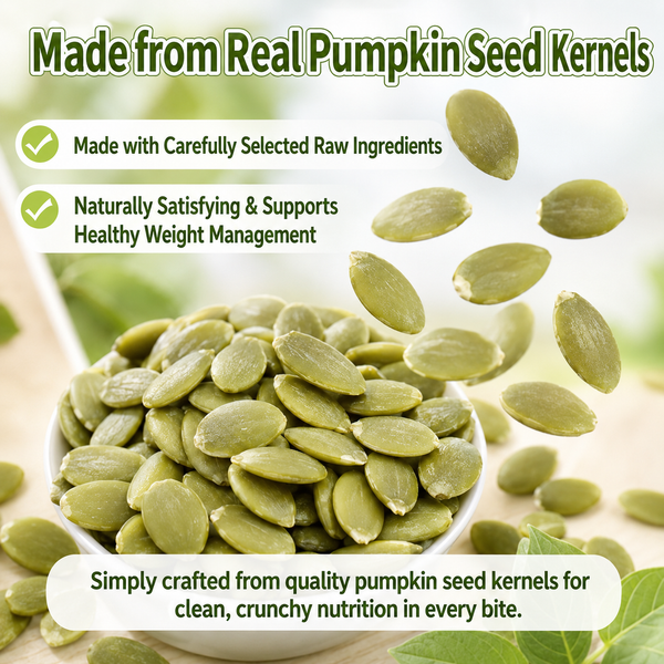 💯🥇Crush cravings without the guilt!🦊🌿Enjoy every bite of our all-natural Pumpkin Seed Kernels-ABB8