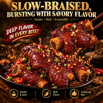 🐖 Golden-Skin Braised Pork Trotters — Slow-Braised to Perfection, Rich in Flavor-Elon