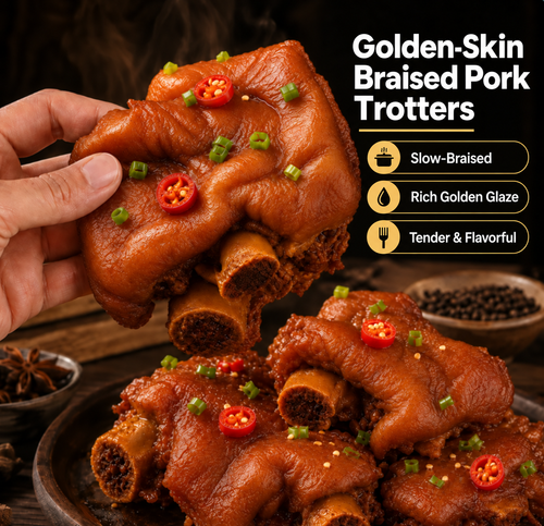 😋 Managing🥤🥤 Blood Sugar Shouldn’t Mean Giving Up Delicious Food Premium Braised Pork Feet-Elon
