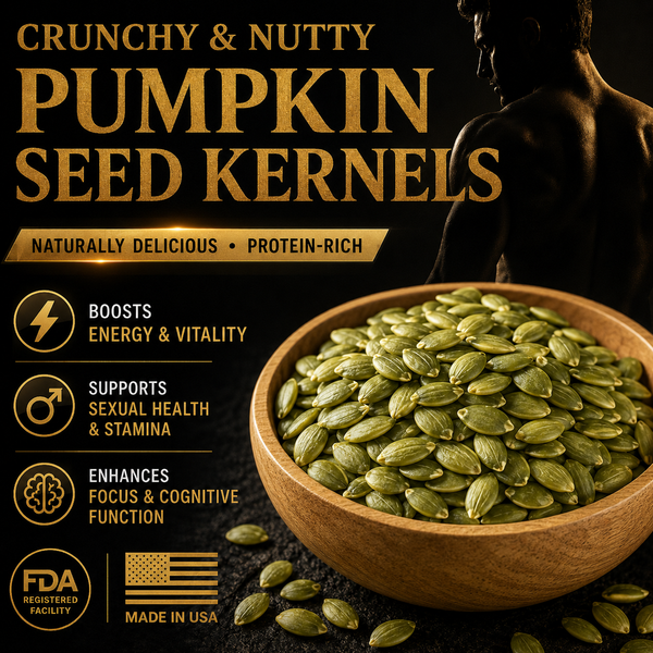 🌿🥇Ultimate Testosterone Boost Formula 🚀🦢Nutrient-Dense Roasted Pumpkin Seeds for Enhanced Bedroom Performance | Support Vitality, Endurance & Natural Male Confidence Daily-ABB8