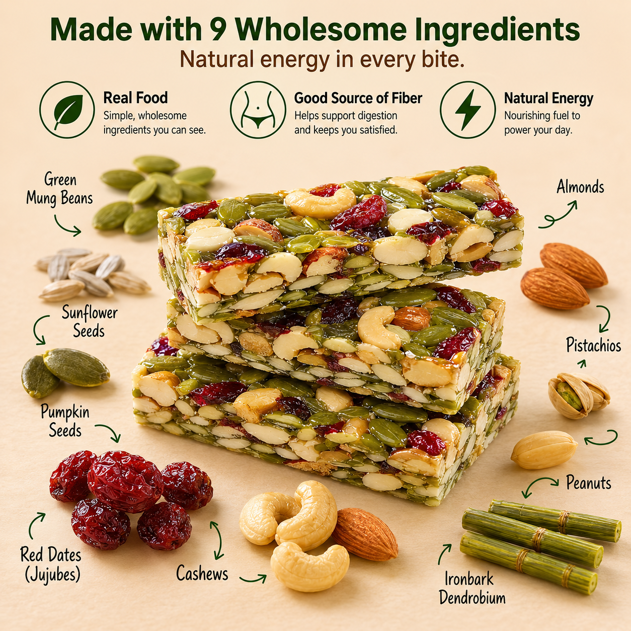 🥉Snack Smarter, Not Harder🪂🪂Made with 8 Wholesome Ingredients for Lasting Satisfaction and Everyday Wellness-ABB8