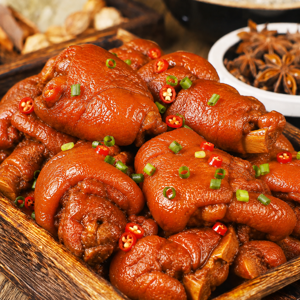 😋 Managing🥤🥤 Blood Sugar Shouldn’t Mean Giving Up Delicious Food Premium Braised Pork Feet-Elon