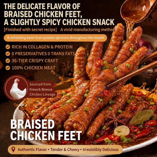 🫗 American Bresse Chicken Feet — A Delicious Low-Carb Protein Snack to Support Your Weight Loss Journey-H1