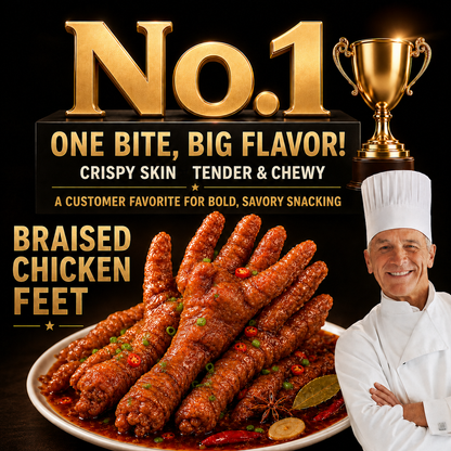 🫗 American Bresse Chicken Feet — A Delicious Low-Carb Protein Snack to Support Your Weight Loss Journey-H1