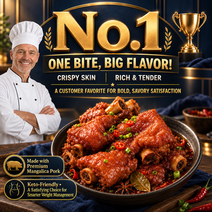 😋 Managing🥤🥤 Blood Sugar Shouldn’t Mean Giving Up Delicious Food Premium Braised Pork Feet-Elon