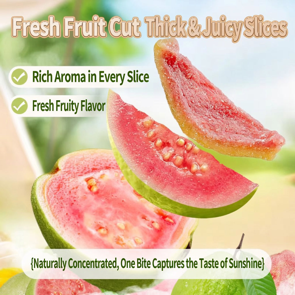 💯🥦Say goodbye to high-calorie guilt! 🥇🍊Satisfy your cravings with ourfiber-rich Red Guava slices-XA
